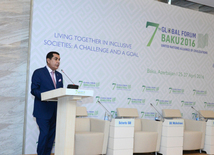 Youth Forum kicks off in Baku as part of 7th UNAOC Global Forum. Azerbaijan, Baku, 25 apr. 2016